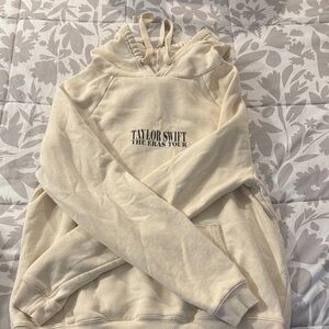 Taylor Swift The Eras Tour Cream Hoodie